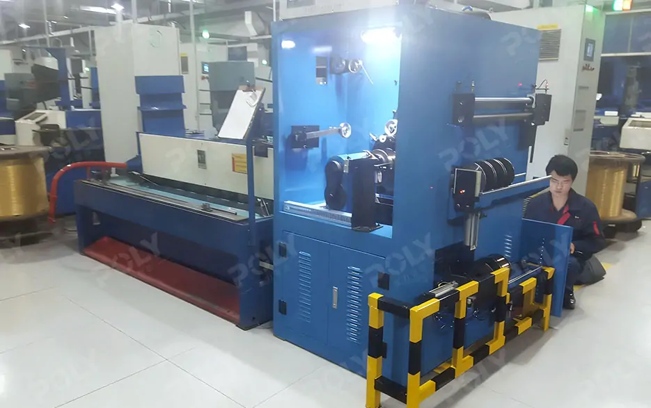 钢线全自动换盘收线机